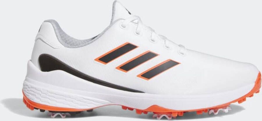 Adidas Heren ZG23 Golfschoen Spikes Cloud White Black Solar Red Maat : 45 1 3
