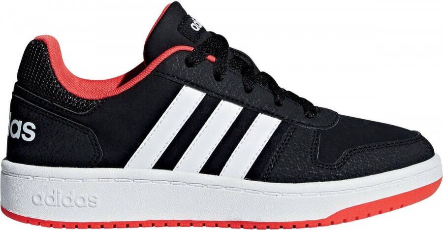 Adidas Hoops 2.0 K Sneakers Core Black Ftwr White Hi-Res Red S18 -  Schoenen.nl
