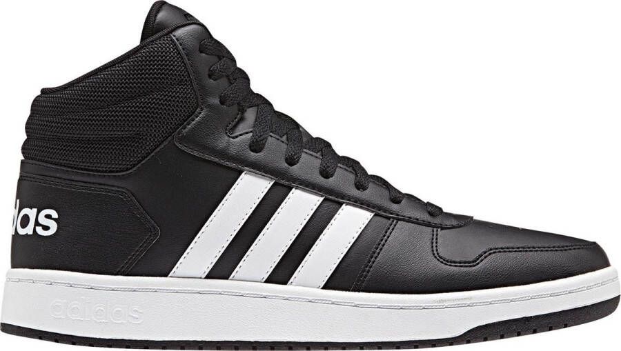 Adidas Sneaker Hoog Heren Hoops 2.0 Mid Trend Sneaker Hoog Zwart