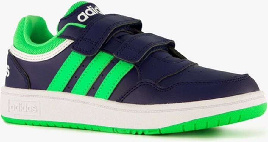 Adidas Originals Hoops 3.0 sneakers donkerblauw groen Jongens Meisjes Imitatieleer 32 - Foto 2