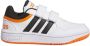 Adidas Originals Hoops 3.0 sneakers wit zwart oranje Imitatieleer 34 - Thumbnail 2
