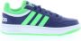 Adidas Originals Hoops 3.0 sneakers donkerblauw groen Imitatieleer 35 1 2 - Thumbnail 2