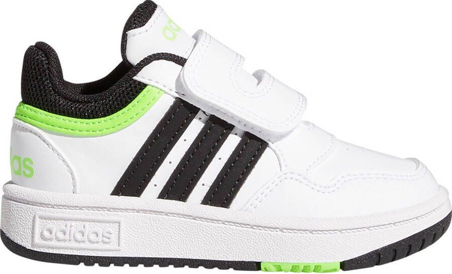 Adidas Hoops 3.0 Cf Sneakers Wit Groen Kinderen