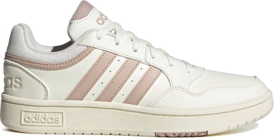 Adidas HOOPS 3.0 Low Dames Classic Sneakers Schoenen Wit-Gold HP7972 - Foto 8