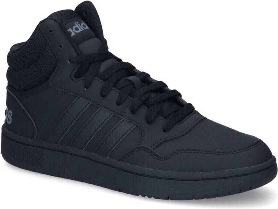 adidas Hoops 3.0 Mid Heren Sneakers Core Black Core Black Grey Six