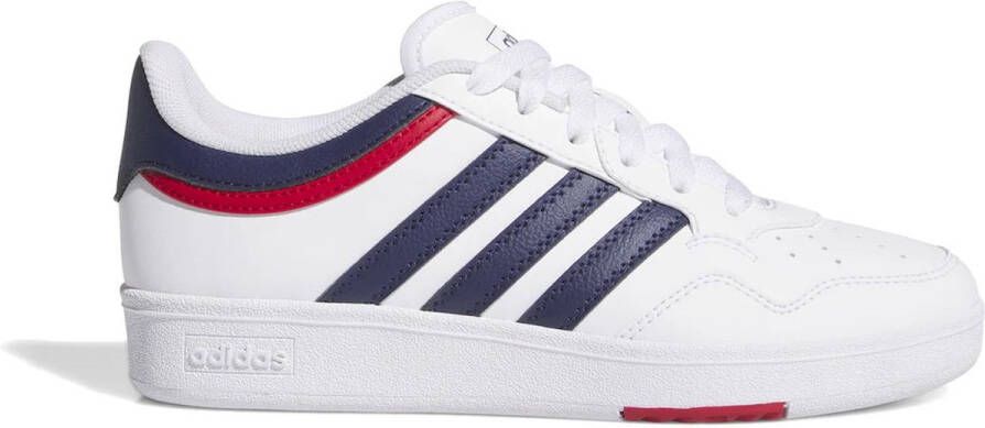 Adidas hoops 4.0 j Lage sneakers jongens Wit