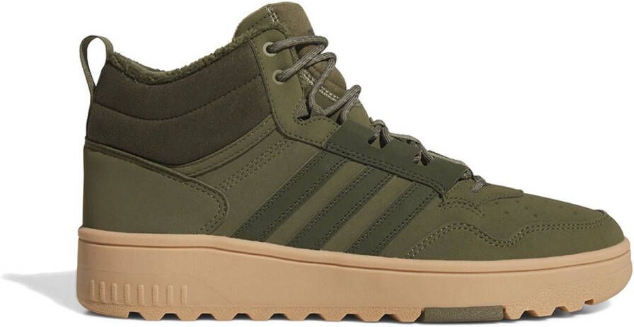 Adidas Hoops 4.0 Mid Winterized Schoenen Groen 2 3 Man Vrouw