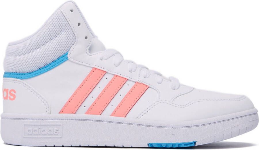 Adidas Hoops Mid 3.0 Sneakers Wit Roze Kinderen