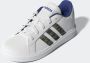Adidas Sportswear Grand Court Lifestyle Tennisschoenen Kinderen Wit - Thumbnail 2