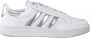 Adidas Team Court W Lage sneakers Leren Sneaker Dames Wit - Thumbnail 6
