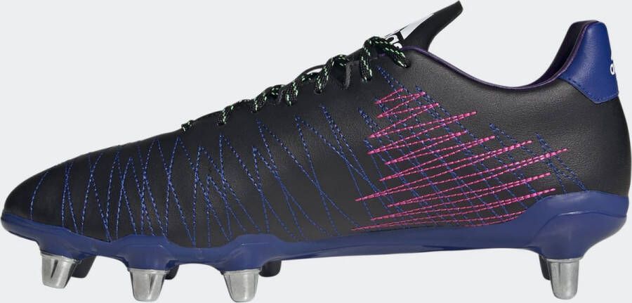 Adidas Rugbyschoenen Kakari 8 Noppen Zwart Blauw