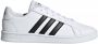 Adidas Kids adidas Grand Court Kids Witte kindersneaker 36 2 3 Wit - Thumbnail 1