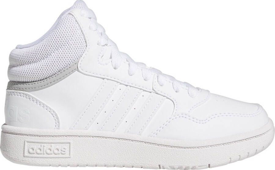 Adidas Sportswear Hoops Mid 3.0 sneakers wit grijs Imitatieleer 28 1 2 - Foto 2