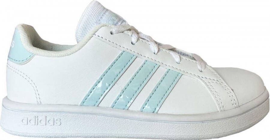 Adidas grand court sneakers wit kinderen