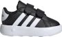 Adidas Sportswear Grand Court 2.0 sneakers zwart wit Imitatieleer 21 - Thumbnail 7