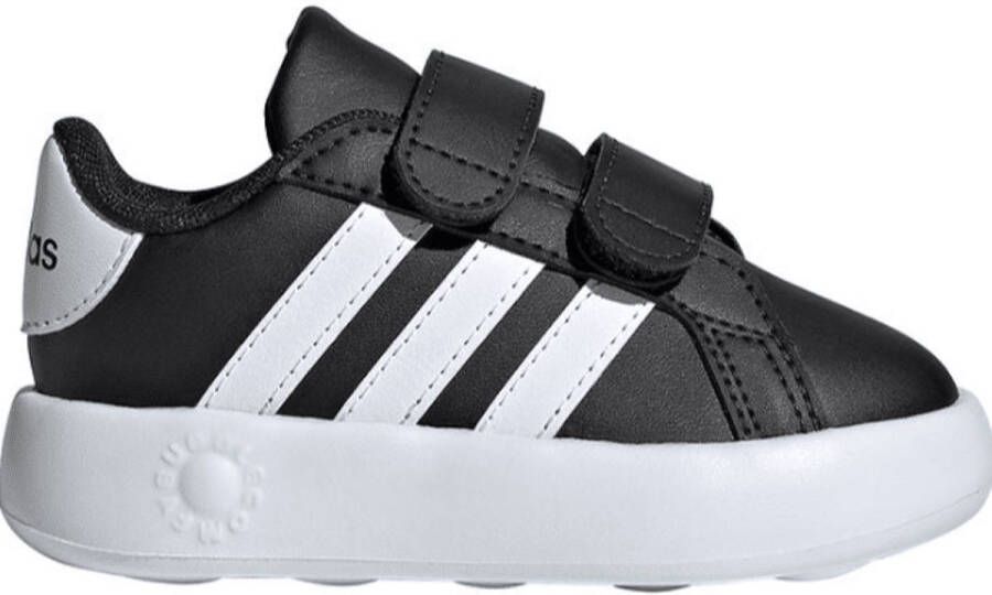 adidas Kinderen Sneaker Grand Court 2.0 CF Zwart Wit ZWART