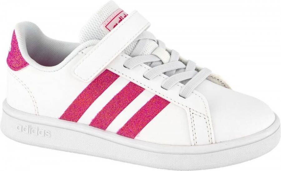 Adidas Kinderen Witte Grand Court klittenband