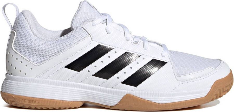 Adidas Ligra 7 kinderen Sportschoenen Volleybal Smashcourt wit zwart
