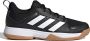 Adidas Performance Ligra 7 zaalsportschoenen zwart wit kids - Thumbnail 1