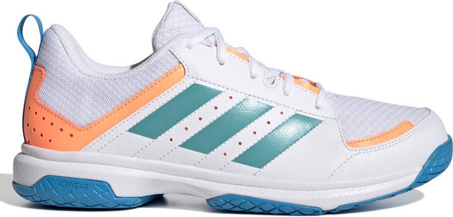 Adidas Performance Ligra 7 zaalsportschoenen wit oranje blauw groen - Foto 2