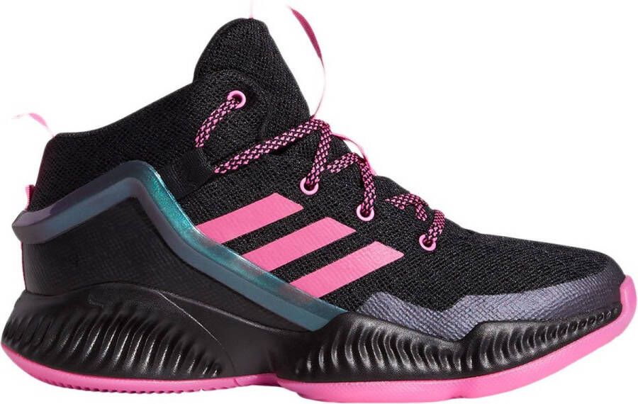 Adidas Lockdown Junior Basketbalschoenen Black Kinderen