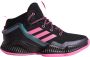 Adidas Lockdown Junior Basketbalschoenen Black Kinderen - Thumbnail 1