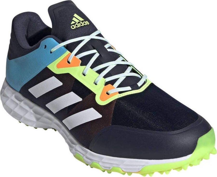 Adidas Hockeyschoenen voor volwassenen hoog intensief spelen Lux 1.9S blauw  - Schoenen.nl
