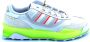 Adidas Klassieke Lage Sneaker Wit Blauw Beige Heren - Thumbnail 5