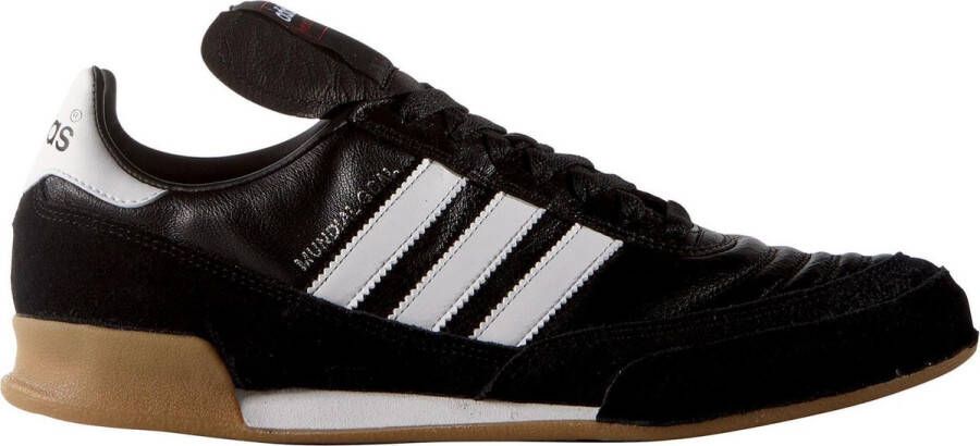 Adidas Mundial Goal Lederen Indoorschoen 41 1 3 Black White - Foto 4
