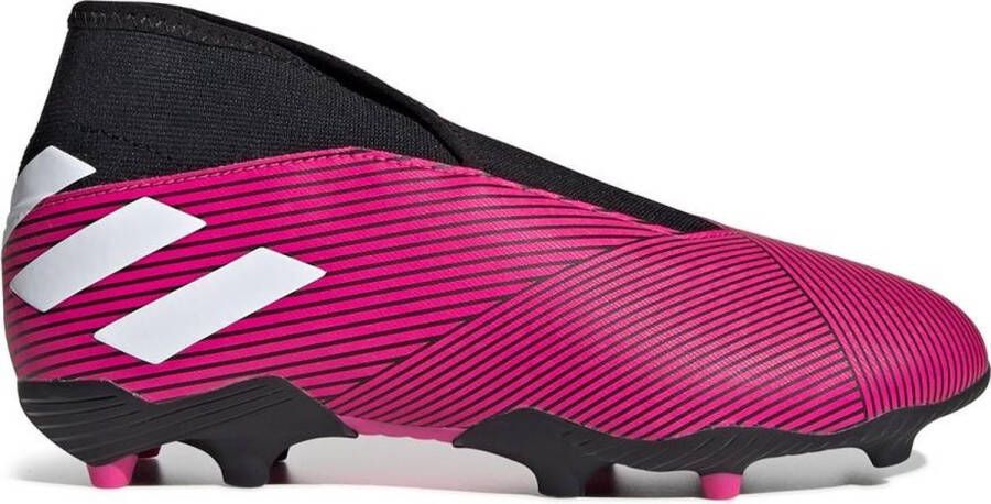Adidas nemeziz 19.3 laceless fg voetbalschoenen roze kinderen - Schoenen.nl