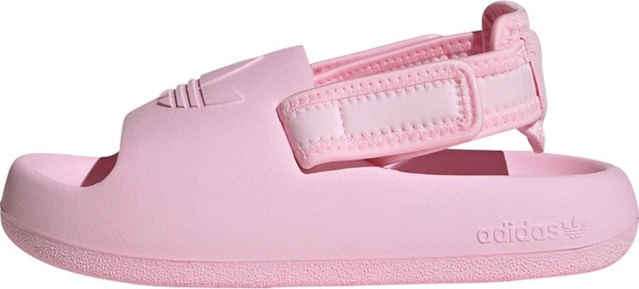 Adidas adilette Unisex Slippers en Sandalen Roze Maat: 31.5 Mesh Synthetisch Foot Locker