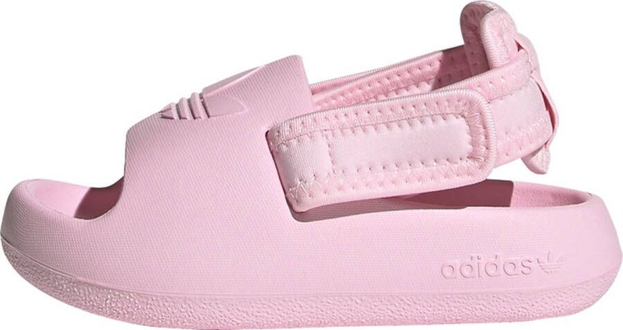 Adidas adilette Unisex Slippers en Sandalen Roze Maat: 25.5 Mesh Synthetisch Foot Locker