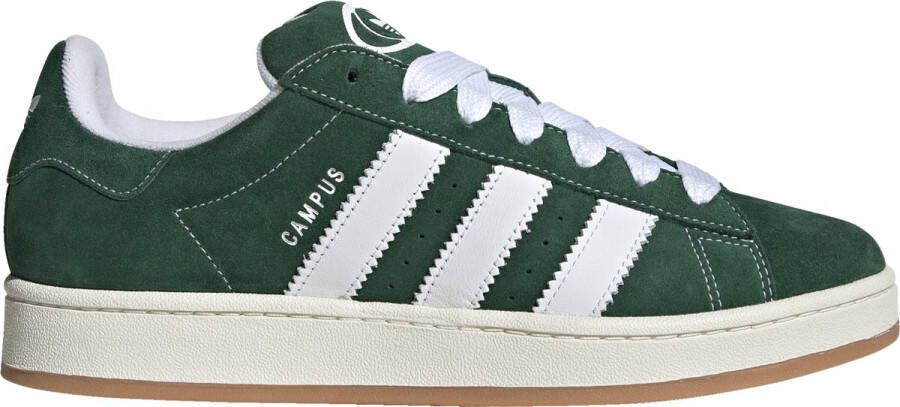 Adidas Originals Campus Sneaker Skate Schoenen dark green ftwr white off white maat: 41 1 3 beschikbare maaten:41 1 3 42 2 3 43 1 3 44 2 3