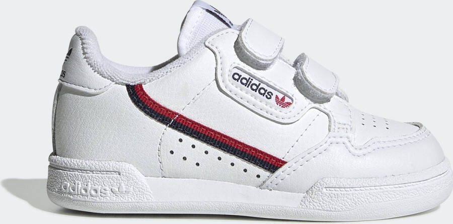 Adidas Originals Continental 80 Schoenen Cloud White Cloud White Scarlet - Foto 2