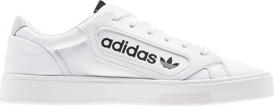 Adidas Originals Sleek W Dames Sneakers Sport Casual Schoenen Leer Wit EF4935 - Foto 4