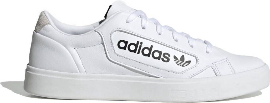 Adidas Originals Sleek W Dames Sneakers Sport Casual Schoenen Leer Wit EF4935