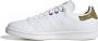 Adidas Originals Witte Leren Stan Smith W Sneakers met Logo White Dames - Thumbnail 1