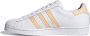Adidas Originals Superstar sneakers wit lichtoranje roze - Thumbnail 2