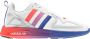 Adidas Originals Zx 2K Flux Ftwwht Cblack Blue Schoenmaat 40 2 3 Sneakers FX2044 - Thumbnail 1