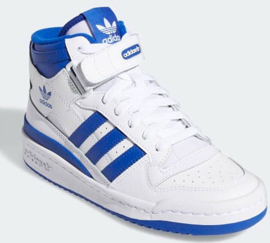 Adidas Originals Forum Mid J Sneaker Basketball Schoenen ftwr white team royal blue ftwr white maat: 37 1 3 beschikbare maaten:36 2 3 36 37 1 3