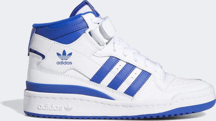Adidas Originals Forum Mid J Sneaker Basketball Schoenen ftwr white team royal blue ftwr white maat: 37 1 3 beschikbare maaten:36 2 3 36 37 1 3