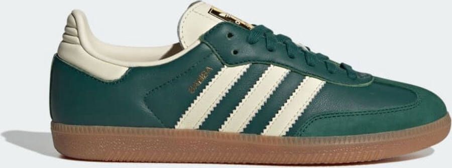 Adidas Originals Samba OG Dames Collegiate Green Cream White Gold Metallic- Dames Collegiate Green Cream White Gold Metallic