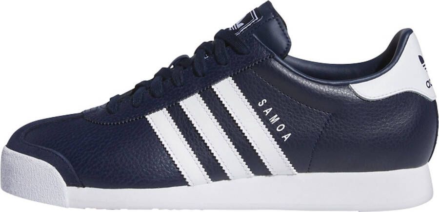 Adidas Samoa Schoenen Blauw Maat: 40 2 3 Leer Foot Locker