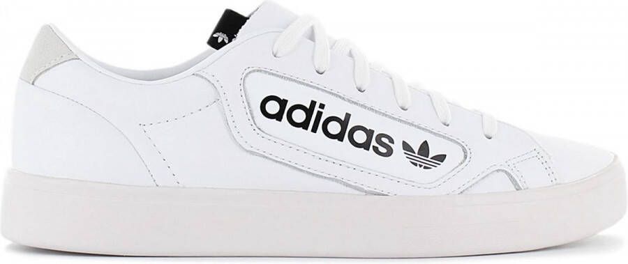 Adidas Originals Sleek W Dames Sneakers Sport Casual Schoenen Leer Wit EF4935