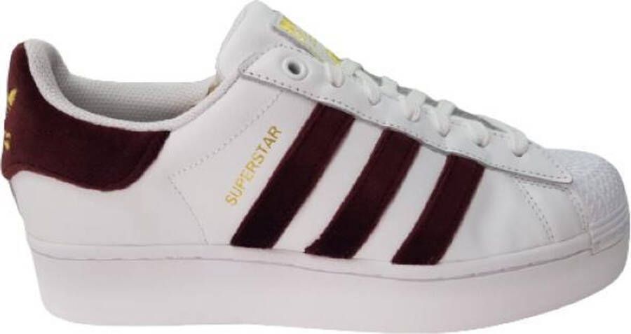 Adidas Originals 1 3 -Wit Bordeaux -