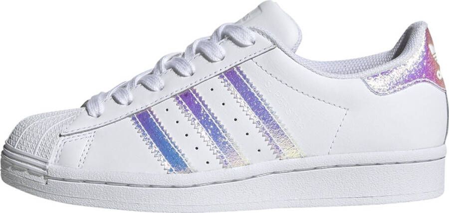 Adidas Witte Superstar J Sneakers met Holografische Accenten Wit - Foto 4