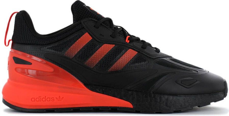Adidas Originals ZX 2K BOOST 2.0 Herren Sneakers Sportschoenen Schoenen Zwart-Rood GZ7735
