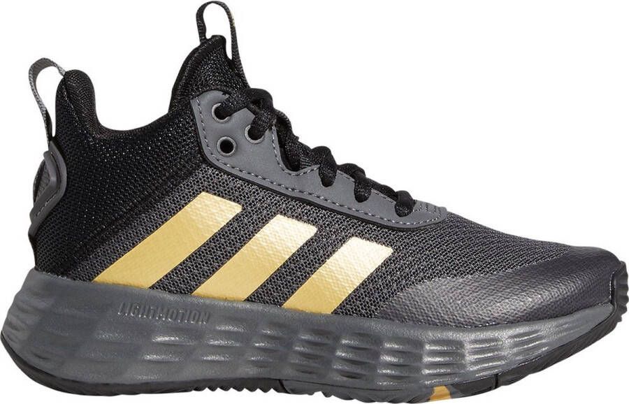 Adidas Own The Game 2.0 Basketbalschoenen Kid Grey Five Matte Gold Core Black Kinderen - Foto 3