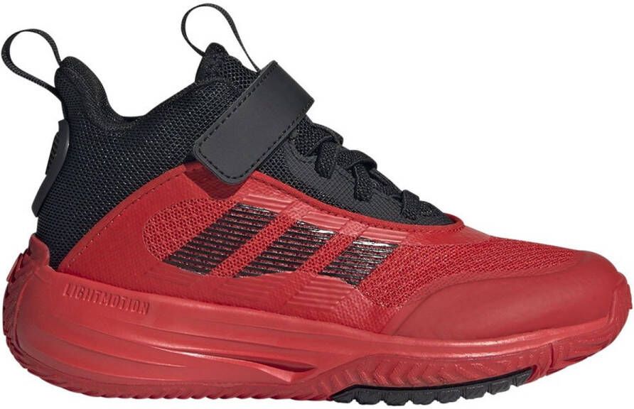 Adidas Own The Game 3.0 Junior Basketbalschoenen Rood Zwart Man