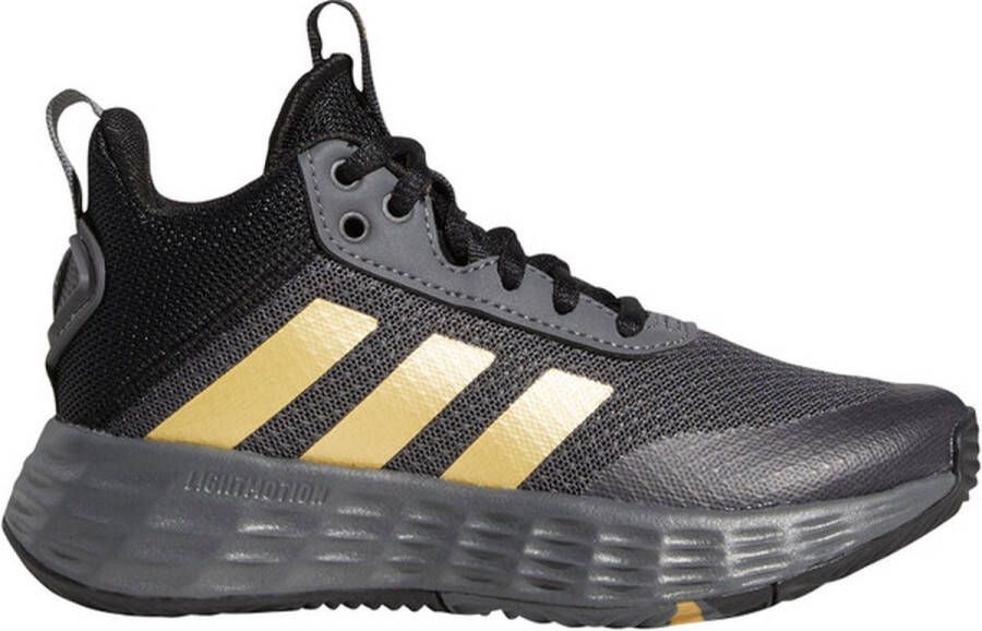 Adidas Own The Game 2.0 Basketbalschoenen Kid Grey Five Matte Gold Core Black Kinderen